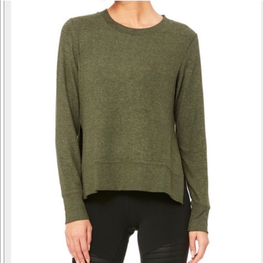 Alo Yoga Glimpse Long Sleeve Top Size Small